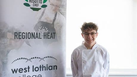 West Lothian College student has secured a place at Chef of the Year finals