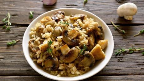Risotto de setas al curry, una receta deliciosa llena de sabor