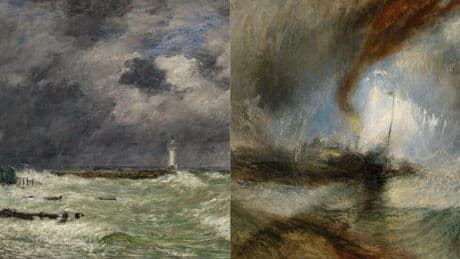 Boudin le rêveur et Turner le mystique : deux peintres face à la mer