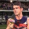 Footy fans stunned by AFL star's post-game interview after suffering shocking injury
