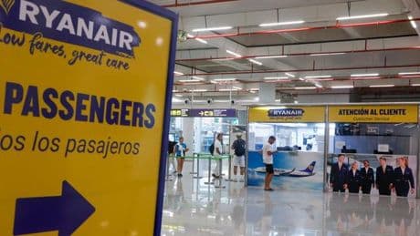 Streik in Spanien: Bodenpersonal von Ryanair in Spanien streikt