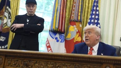 Musk says Trump 'is in the Epstein files'