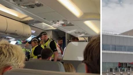 Ryanair flight mid-air chaos as Scots cops board Edinburgh plane and arrest OAP