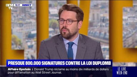 Pétition contre la loi Duplomb: Benjamin Lucas, député Génération.s, demande à Emmanuel Macron "de ne pas promulguer la loi"