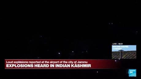 Explosions heard in Indian Kashmir