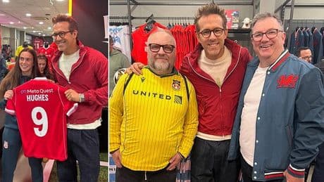 Hollywood star Ryan Reynolds jets in to cheer on Wrexham as they seek first home win of the season after £32MILLION summer spend