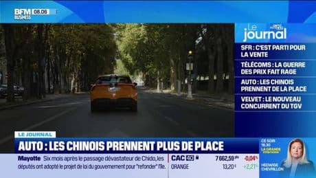 Auto : les chinois prennent plus de palce