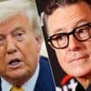 Trump juicht vertrek van presentator Stephen Colbert toe: "De volgende die weggaat, is Jimmy Kimmel"