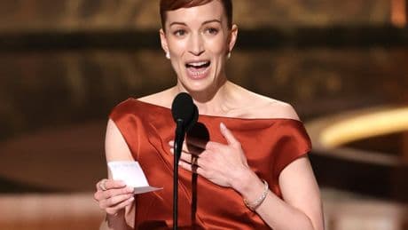 ‘Let me out’: Britt Lower leaves Severance Easter Egg on Emmys acceptance speech