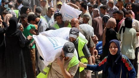 Más de 20 fallecidos por disparos en un punto de reparto de ayuda en Gaza