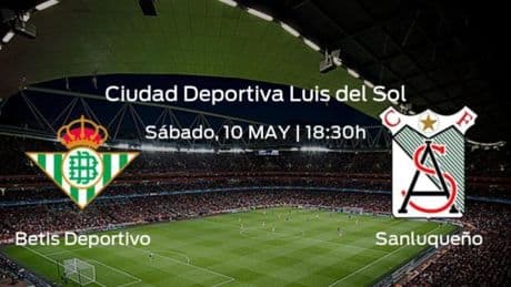 Previa del partido: el Betis Deportivo recibe al At. Sanluqueño en la trigésimo sexta jornada