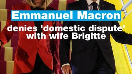 France: Emmanuel Macron denies 'domestic dispute' with wife Brigitte