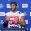 Giants wide receiver Malik Nabers not practicing with a toe injury that is 'nothing serious'