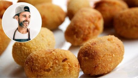 Juan Llorca, chef y nutricionista, tiene la receta de croquetas saludables y sin colesterol: "Fríelas, que no pasa nada"