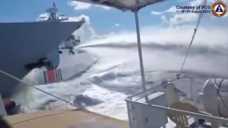 Streit um Hoheitsrechte: Chinesische Küstenwache attackiert philippinisches Schiff