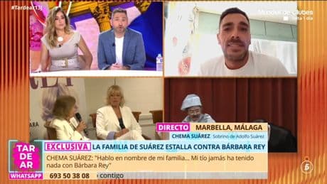 El sobrino de Adolfo Suárez estalla contra Bárbara Rey: &quot;Mi tío jamás ha tenido nada con ella&quot;