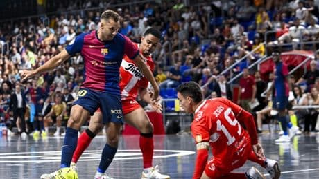 El Barça busca el 2-0 en la final de fútbol sala