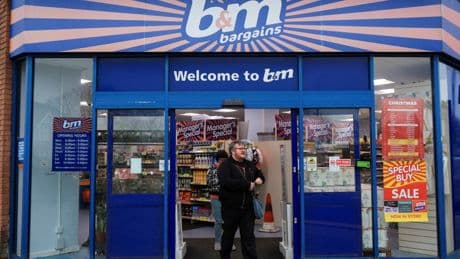 B&M sees profits fall 13 per cent to £431million – as shoppers cut back on spending