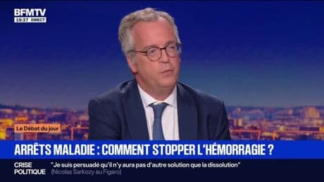 Arrêts maladie: "C'est un milliard d'euros de dépense de plus par an", indique Thomas Fatôme, directeur général de l'Assurance maladie