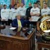 La rencontre inattendue et gênante entre les joueurs de la Juventus Turin et Donald Trump