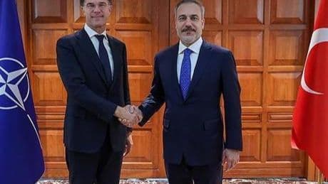 Dışişleri Bakanı Hakan Fidan, NATO Genel Sekreteri Rutte ile görüştü