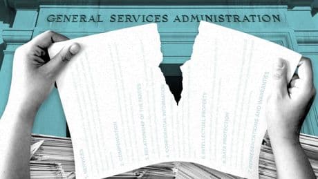 Inside Trump’s chainsaw-wielding approach to one corner of government contracting