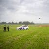 Luchtballon vertrok bij windstilte en kon niets inbrengen tegen plotse windvlaag