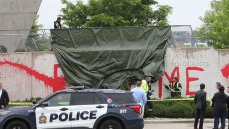 Man, 46, charged in National Holocaust Monument vandalism