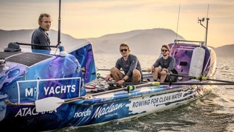 Three Scottish brothers poised to begin bid to break Pacific rowing record