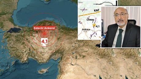 Prof. Dr. Bektaş, 4.1'lik deprem sonrası potansiyel tehlikeyi açıkladı: Çankırı Fay Zonu Ankara için risk oluşturuyor
