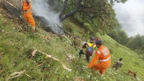 Hubschrauberabsturz in Indien: Sieben Menschen sterben