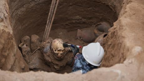 Utility workers in Peru unearth pre-Incan tomb with 1,000-year-old remains