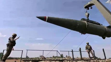 Russia raises tensions with NATO as Putin shows off his battlefield nuclear weapons