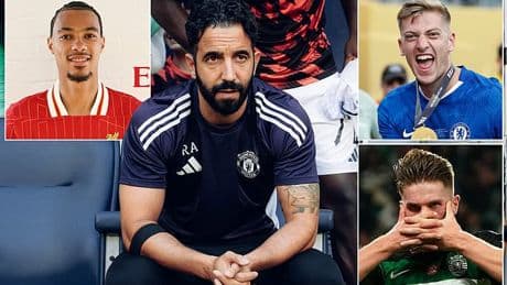 Man United may have to start season WITHOUT a new striker with Ruben Amorim frustrated in forward search as rivals land key targets