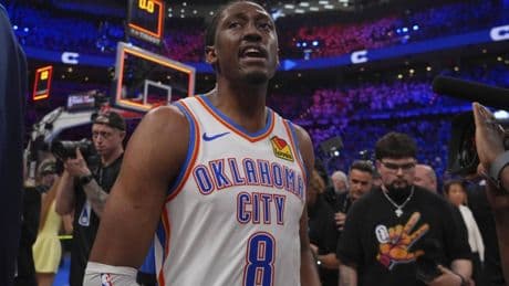 Jalen Williams (40) y Shai (31) dejan a los Thunder a un triunfo de su primer anillo