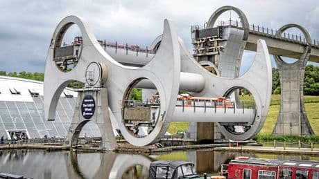 Schottland | Ein Riesenrad, das Boote hebt