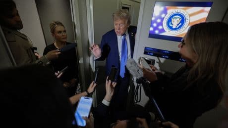 Trump dismisses Gabbard's testimony on Iran nukes: "I don't care what she said"