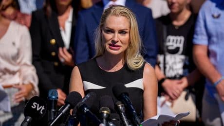 British Epstein accuser says daughter inspired her to speak out as she calls for Trump to release files