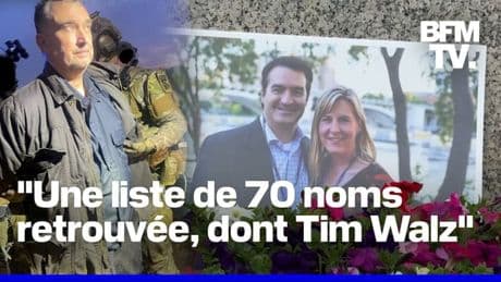 Meurtre d’une élue démocrate: le tueur présumé ciblait près de 70 personnalités politiques et militantes américaines