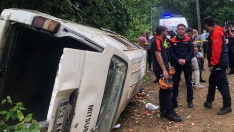 Rize'de yamaçtan yuvarlandı: 2 ölü, 3 yaralı
