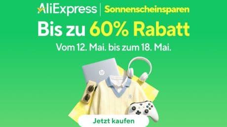 Sunshine Savings bei AliExpress: Jetzt mit exklusiven CHIP-Codes sparen