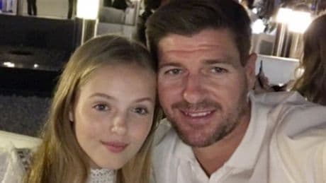Steven Gerrard cradles first grandchild in sweet photo as daughter reveals newborn's name