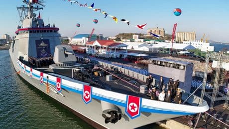 Kim Jong Un rages at 'criminal act' as launch of North Korean warship ends in disaster