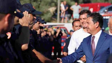 Bodrum’da yeni itfaiye hizmet binası törenle açıldı