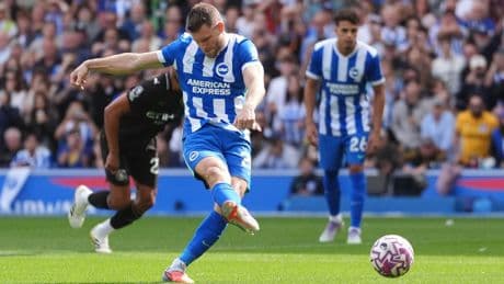 James Milner dedicates Brighton goal to former Liverpool team-mate Diogo Jota