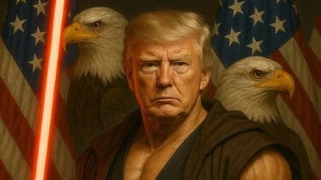 Beyaz Saray’dan ‘Star Wars’ paylaşımı: Trump savaşçı olarak tasvir edildi