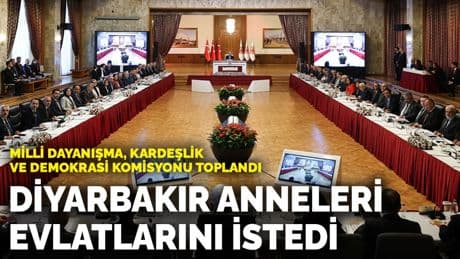 Milli Dayanışma, Kardeşlik ve Demokrasi Komisyonu toplandı: Diyarbakır anneleri evlatlarını istedi