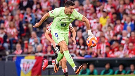 El Barça cierra la Liga con doblete de Lewandowski y victoria en San Mamés