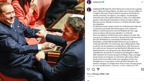 Renzi, l'addio a Mondadori e quella foto con il Cav che archivia una stagione: «Pier Silvio non è Silvio»