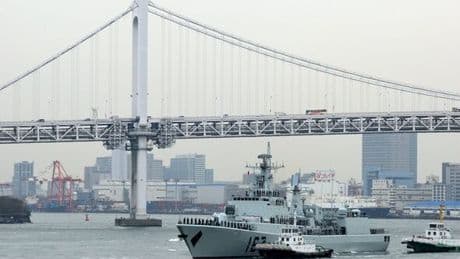 Chinese fleet caught in contested waters near Japan and Taiwan